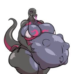 big_belly big_breasts female fetal_movement furry huge_ass huge_belly huge_breasts hyper_ass hyper_belly hyper_breasts hyper_penis hyper_pregnancy mrblackeye pokemon pokemon_(species) pokemon_sm pregnancy pregnant pregnant_belly pregnant_female pregnant_sex salazzle unborn_kicking