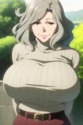 ai_generated big_breasts gigantic_breasts gilf grandmother huge_breasts mature_female older_female ultrahentaisai