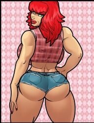 1girls 2d 2d_(artwork) big_ass big_breasts big_thighs booty_shorts busty clothed clothing curvy curvy_figure daisy_dukes denim_shorts digital_media_(artwork) edit edited female female_focus female_only herron_house herron_house_(series) hi_res highres hourglass_figure large_ass large_breasts light-skinned_female light_skin mature mature_female milf my_mom_and_sister_are_size_queen_sluts my_mom_and_sister_are_size_queen_sluts_(comic) nail_polish rabies-t-lagomorph red_hair red_nails short_shorts slutwr1ter solo tagme thick_thighs thighs veronica_herron