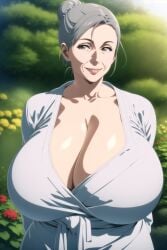 ai_generated big_breasts gigantic_breasts gilf grandmother huge_breasts mature_female older_female ultrahentaisai