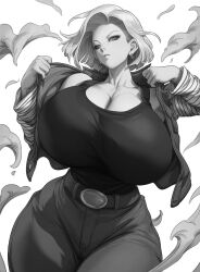 android 18 from dragon ball by cattlec