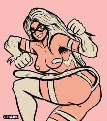 1girls ass black_cat_(marvel) breasts darkstalkers felicia felicia_(darkstalkers) felicia_hardy posing spider-man_(series) white_hair wink