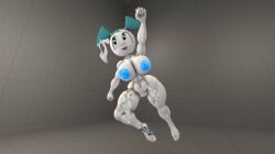 3d 3d_(artwork) big_breasts blue_nipples bukkake cum cum_drip cum_stain edit edited featureless_crotch flying gesture jenny_wakeman jumping kabalmystic looking_up mightyk7 muscular_female my_life_as_a_teenage_robot nickelodeon paramount_pictures semen_on_body semen_on_hair source_filmmaker