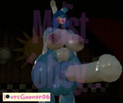 3d ahe_gao anthro big_breasts bonnie_(fnaf) five_nights_at_freddy's fnaf futa_only futanari gooning huge_cock hypnotizing_viewer vrcgooner06 vrchat