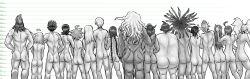 8boys 8girls asahina_aoi ass both_sexes_in_same_situation celestia_ludenberg completely_nude completely_nude_female completely_nude_male danganronpa danganronpa:_trigger_happy_havoc danganronpa_1 danganronpa_ultra_despair_girls female fujisaki_chihiro fukawa_touko hagakure_yasuhiro junko_enoshima kirigiri_kyouko kiyotaka_ishimaru kuwata_leon maizono_sayaka male mondo_oowada monochrome mukuro_ikusaba multiple_boys multiple_girls naegi_komaru naegi_makoto oogami_sakura raptorous straight_hair togami_byakuya yamada_hifumi