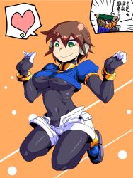 1girls aile big_breasts female kemunya mega_man mega_man_zx tagme