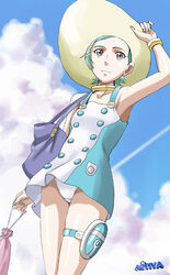 eureka eureka_7 eureka_seven eureka_seven_(series) hat moriya_naoki smac solo thigh_strap