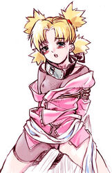 drawing female female_only fishnets human naruto nekomata_naomi nekomataya quad_tails solo temari