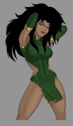 cheshire clothed dc dc_comics jade_nguyen something_unlimited sunsetriders7 young_justice