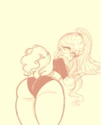 1girls animated animated animated anthro ass ass ass_bounce canine crop_top female fluffy_tail glasses long_hair looking_back ohthesunnyside panties solo solo_female thighs twerking yorkie_(ohthesunnyside) yorkshire_terrier