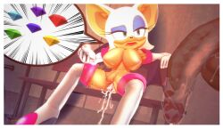 rouge the bat from sega by blackflames3
