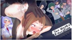 3d ass blacked blackflames3 cum cum_in_pussy cum_inside dark-skinned_male dark_skin digital_media female highres huge_cock human interracial izuku_midoriya koikatsu kyoka_jiro male midnight_(my_hero_academia) mina_ashido momo_yaoyorozu multiple_boys multiple_girls my_hero_academia nejire_hado nemuri_kayama netorare ntr ochako_uraraka panties panties_aside sex tsuyu_asui underwear