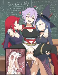 2futas 3girls anal chariot_du_nord croix_meridies cum cum_in_ass cumming double_anal double_penetration futa_on_female futanari little_witch_academia oksandio penetration sex shiny_chariot squirting standing_sex tagme ursula_callistis x-ray