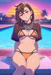 1girls adult_female ai_generated anime_girl ayase_momo blush blushing_at_viewer blushing_female boobs bra breasts brown_hair curvy curvy_body curvy_female curvy_figure cute dandadan digital_art excited fanart female female_focus fit fit_female grand_theft_auto grand_theft_auto_vi gta_vi_cover_girl horny legs_together looking_at_viewer medium_breasts momo_ayase narumiart panties patreon rockstar_games sexy sexy_body sexy_pose short_hair shy tits underboob vice_city_cover_girl white_body white_skin