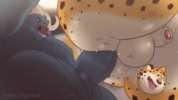 2boys anal anal_penetration anal_sex animated balls benjamin_clawhauser blush blushing chief_bogo cum cum_in_ass cum_inside digitslayer eyes_rolled_back furry gay icon looking_down looking_pleasured male male/male male_only mp4 naked no_sound nude penis penis_size_difference small_penis tongue_out video yaoi zootopia