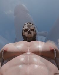 bara big_pecs big_penis call_of_duty cock dick gay ghost_(modern_warfare_2) muscular muscular_male penis simon_riley solo trend