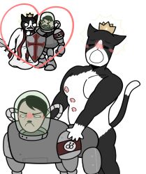2boys anthro_on_human hitler_ii_(mewgenics) mewgenics the_destroyer