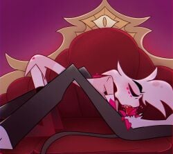angel_dust_(hazbin_hotel) gay gay_sex hazbin_hotel husk_(hazbin_hotel) oral_sex