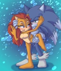 alicia_acorn angelofhapiness arm_around_partner duo from_behind_position furry leg_up milf older_female royalty sex sonic_the_hedgehog sonic_the_hedgehog_(archie) sonic_the_hedgehog_(series) sonic_the_werehog standing_sex younger_male younger_penetrating_older