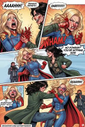ai_generated arrogant big_breasts bigbreasts bitch blacked blonde_hair blood blood_on_face blood_stain bloodshot_eyes bodysuit breasts breath breath_play bruised bruised_eye bruises catfight clothed clothed_female clothing comic comic_cover comic_page comic_strip comics defeat defeat_sex defeated defeated_villainess defeated_with_sex diabolical downfall english_text female female_focus femdom femlander femsub fight fully_clothed genderswap genderswap_(mtf) hand_on_head homelander human humiliated humiliating humiliating_herself humiliation humiliation_fetish lesbian lesbian_conversion lesbian_domination lesbian_sex light_skin long_hair male maledom marvel meme motion_lines naked naked_male nipples on_floor on_ground on_knees one_breast_out open_eyes poop pooping pooping_on_floor pubic_hair public public_exposure public_humiliation public_nudity public_sex punch punishment pussy richgirl rule_63 ryona shit shitting submissive submissive_female superhero_costume superheroine supervillainess text the_boys torn_clothes twerk twerking villainess violence wounded wounds
