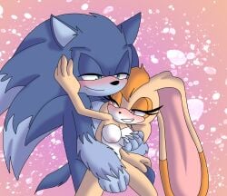 angelofhapiness arm_around_partner breast_grab from_behind_position furry hand_on_clitoris milf sex sonic_the_hedgehog sonic_the_hedgehog_(series) sonic_the_werehog sonic_unleashed vanilla_the_rabbit younger_penetrating_older