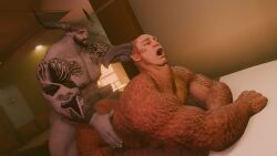 anal anal_insertion anal_penetration anal_sex bara crossover dragon_age gay general_shao horns iron_bull lord_ace male male_only mortal_kombat mortal_kombat_1_(2023) muscular muscular_male netherrealm_studios shao_kahn