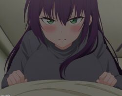 bed boobs boobs_bigger_than_head boobs_out cute_face erection incest night sex sister uchi_no_kaisha_no_chiisai_senpai_no_hanashi