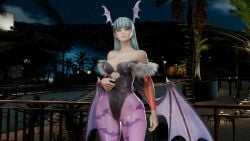 3d big_breasts breasts capcom darkstalkers female giantess implied_death implied_digestion implied_vore morrigan_aensland succubus tagme themightyhq thick_thighs