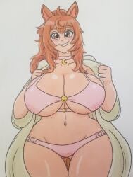 big_breasts breasts female indie_virtual_youtuber jumneyarts lucahjin tagme thick_thighs virtual_youtuber