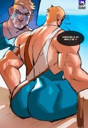 ass ass_focus bara big_ass big_butt blonde_hair bubble_ass bubble_butt butt captain_america captain_america_(marvel_rivals) dat_ass dat_butt everyone_is_so_mean_2_me fat_ass fat_butt gay huge_ass huge_butt izeumane large_ass large_butt male male_only marvel marvel_rivals meme muscular muscular_male round_ass round_butt thick_ass thick_butt