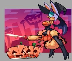 1futa anthro background bat_wings big_ears black_boots circumcised commission dripping_cum ejaculation eyes_rolling_back food food_play full_color futanari gloves halloween halloween_costume high_heel_boots huge_balls huge_breasts huge_cock leather_clothing leather_gloves lottieplus pumpkin rouge_the_bat sega sex_toy sonic_(series) sonic_adventure_2 spooky thrusting video_games wings witch_hat