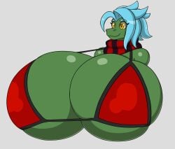 big_breasts breasts bust_portrait cleavage female furry huge_breasts jumneyarts tagme thick_thighs wide_hips