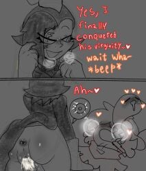 anus ass blush comic commander_peepers consensual cowgirl_position cum cum_in_pussy cum_inside gay gay_sex hearts hearts_around_head male male/male ovum sunnypawsy trans_man trans_man_(lore) trans_man_creampied trans_man_fucked wander_(wander_over_yonder) wander_over_yonder