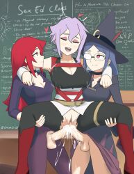 2futas 3girls anal chariot_du_nord croix_meridies cum cum_in_ass cumming double_anal double_penetration futa_on_female futanari little_witch_academia oksandio penetration precum sex shiny_chariot squirting standing_sex tagme ursula_callistis