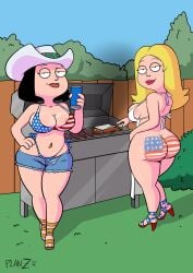 american_dad american_flag_bikini big_ass big_breasts francine_smith hayley_smith planz34 tattoo