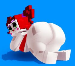 ass baby_(fnafsl) big_ass circus_baby circus_baby_(fnaf) circus_baby_(minecraft) crossover five_nights_at_freddy's five_nights_at_freddy's:_sister_location fnaf looking_at_viewer looking_back minecraft scottgames sister_location tagme