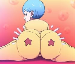 1girls animated ass big_ass big_butt bulma_briefs d-art dragon_ball dragon_ball_super dragon_ball_super_super_hero female female_only huge_ass pantylines shounen_jump solo thick_thighs twerking