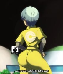 1girls ass ass_visible_through_clothes back_view big_ass big_butt blue_hair bulma_briefs butt canonical_outfit canonical_scene child_bearing_hips curvy curvy_figure dat_ass dragon_ball dragon_ball_super dragon_ball_super_super_hero fat_ass female female_only huge_ass large_ass linkartoon milf mother presenting_ass presenting_hindquarters proud_mother short_hair showing_ass solo solo_female thick thick_as_fuck thick_ass tight_pants voluptuous wide_hips