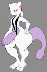 ... 1boy absurd_res angry annoyed anthro big_penis big_tail bikini black_mankini bottom_heavy clothing cross-popping_vein cumlord cumlord_(artist) eyelashes feet frown genitals hand_on_hip hi_res huge_cock just_coffee legendary_pokemon male male_focus male_only male_solo mankini mewtwo nintendo penis pokemon pokemon_(species) purple_body purple_eyes purple_penis sling_bikini solo solo_male string_bikini swimwear thick_thighs toes vein veiny_penis video_games white_body wide_hips