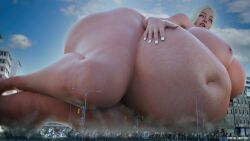 3d bbw belly big_belly big_breasts blonde_hair breasts city female giantess gtsx3d hand_on_belly huge_belly huge_breasts hyper hyper_ass hyper_belly hyper_breasts hyper_hips large_belly large_breasts lying lying_on_side massive_breasts nude nude_female obese obese_female original_character overweight overweight_female thick_thighs