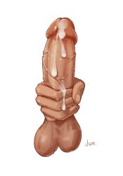 balls big_balls bulging cum cum_drip cum_dripping cum_dripping_from_penis cum_on_penis dripping dripping_cum gay indian indian_male male male_focus male_only masturbating masturbation nutjob oozing oozing_cum penis penis_grab semen testicles thick_balls thick_penis uncensored veiny veiny_penis white_background