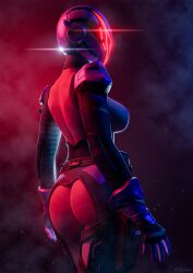 3d ass back_view backboob blender breasts equator fortnite fortnite:_battle_royale helmet nipples partially_clothed tagme the_imagined_(fortnite)