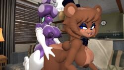 1futa 1girls 3d bent_over cally3d clazzey crossover cryptiacurves fazclaire's_nightclub female five_nights_at_freddy's fnaf freddy_(fnaf) fredina's_nightclub fredina_(cally3d) frenni_(cryptia) frenni_fazclaire futa_on_female futanari mario_(series) mario_and_luigi:_partners_in_time mario_and_luigi_(series) nintendo princess_shroob scottgames self_upload standing thick_thighs whoram wide_hips