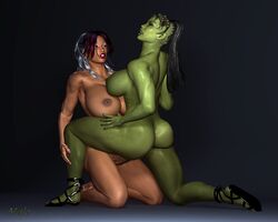 1futa 1girl1futa 1girls 3d alien alien/human alien_girl areolae balls black_hair blue_hair breasts chair dark-skinned_futanari dark_skin erect_nipples erection female female_penetrated futa_on_female futanari futanari_penetrating gamorra_(character) green_skin hair hi_res human intersex interspecies large_breasts lipstick malocula_(artist) matthew_brandon nipples nude penis purgy realistic red_hair sex white_hair