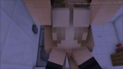 1boy 1girls 3d animated artist_request boy_(minecraft) commission dominant_male female from_behind girl_(minecraft) hetero longer_than_30_seconds male male/female mine-imator minecraft normal_breasts normal_penis penetration sex shower sound submissive_female tagme thighhighs vaginal_penetration video xvideos