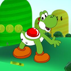 anus bigboybam female genitals hi_res mario_(series) nintendo pussy super_mario_bros. video_games yoshi yoshi_(character)