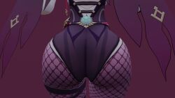 1girls 3d animated ass ass_focus ass_shake fishnet_pantyhose from_behind genshin_impact habit head_out_of_frame huge_ass jiggle kishi leotard no_sound nun nun_habit pantyhose rosaria_(genshin_impact) shiny shiny_clothes solo twerking video webm