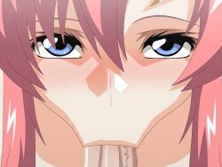 :>= animated blowjob blowjob_face blue_eyes censored fellatio fellatio_face gundam gundam_seed kame_(artist) lacus_clyne light-skinned_female light_skin looking_at_viewer mosaic_censoring oral oral_penetration oral_sex pink_hair sucking sucking_penis vacuum_blowjob vacuum_fellatio vacuum_suck