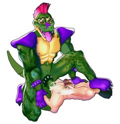 2boys abs absurd_res alligator alligatorid anal anal_sex anthro anthro_dominating_human anthro_penetrating anthro_penetrating_human ass big_dom_small_sub big_penis black_hair bodily_fluids boner crocodilian cum cum_in_ass cum_inside doggy_style dominant dominant_anthro dominant_male duo ejaculation erection eyewear five_nights_at_freddy's five_nights_at_freddy's:_security_breach foot_on_head from_behind_position gay gay_sex genital_fluids genitals green_body hair hi_res holding_partner human human_on_anthro human_penetrated interspecies jockbeest larger_anthro larger_male looking_pleasured male male/male male_only male_penetrated male_penetrating male_penetrating_male mammal mohawk montgomery_gator_(fnaf) multicolored_body muscular muscular_anthro muscular_male nipples nude open_mouth pecs penetration penile penile_penetration penis penis_collar penis_in_ass red_eyes red_hair reptile scalie scottgames sex size_difference smaller_human smaller_male smaller_penetrated submissive submissive_human submissive_male sunglasses tongue tongue_out video_games white_background yellow_body