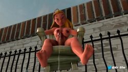 1futa 3d cum cum_drip erect_nipples erect_penis erection feet futa_only futanari human kr_sfm lifeguard_(lilo_and_stitch) lilo_and_stitch looking_at_viewer low-angle_view nude self_upload sitting sitting_on_chair solo